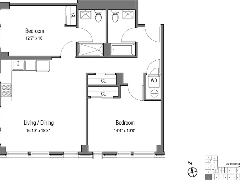 123 Hope St #6I — Photo 14