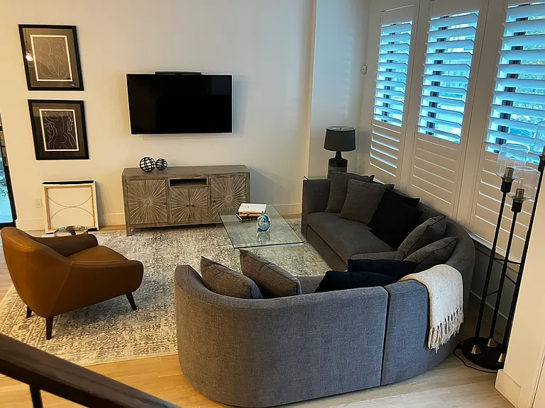 living area of main floor
