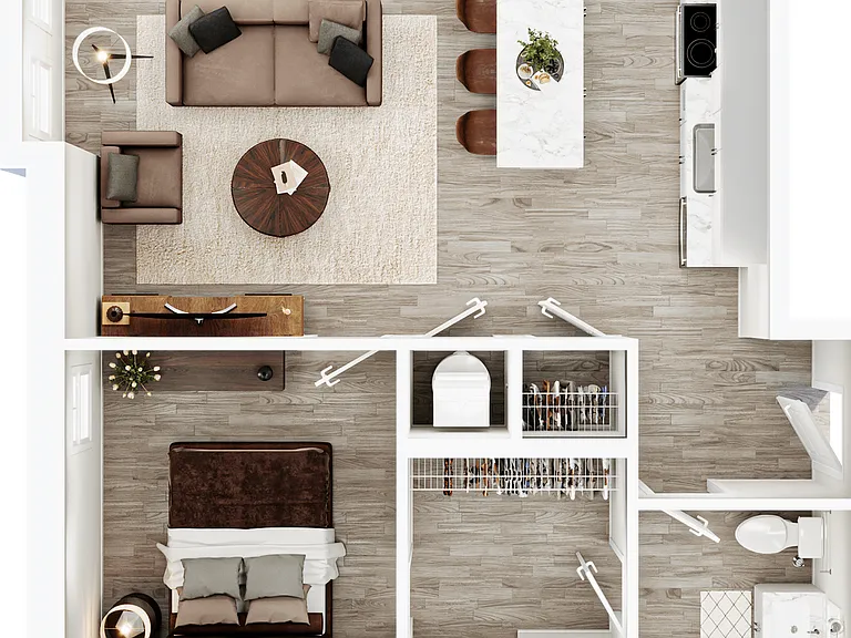 Lusso One Bedroom N1D Lusso One Bedroom N1D