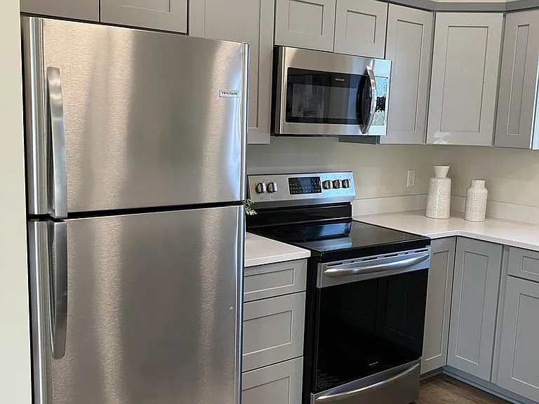 stainless steel appliances