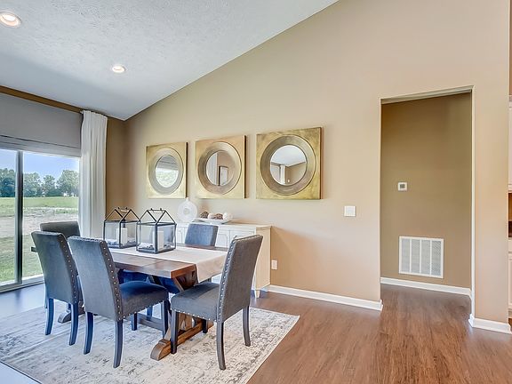 Dining area with access to patio