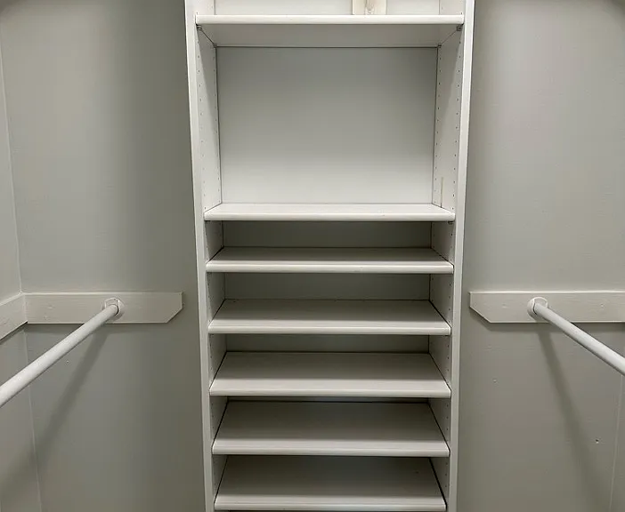 Master bedroom closet