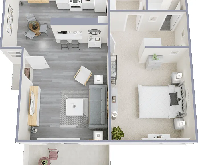 Plan B Floorplan Diagram