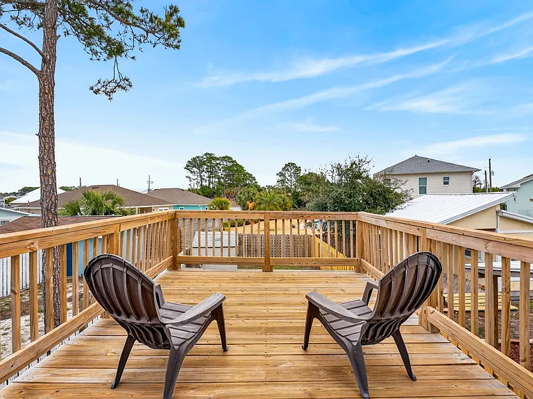 Deck off bedroom