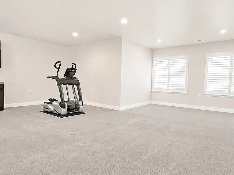 Basement Flex Room with Wet Bar
