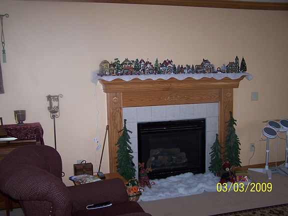 Keep warm by the Fireplace!