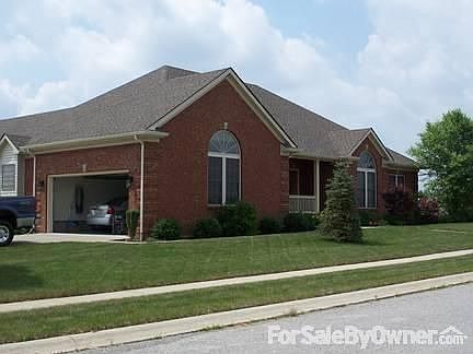 Corner lot with 2 car garage