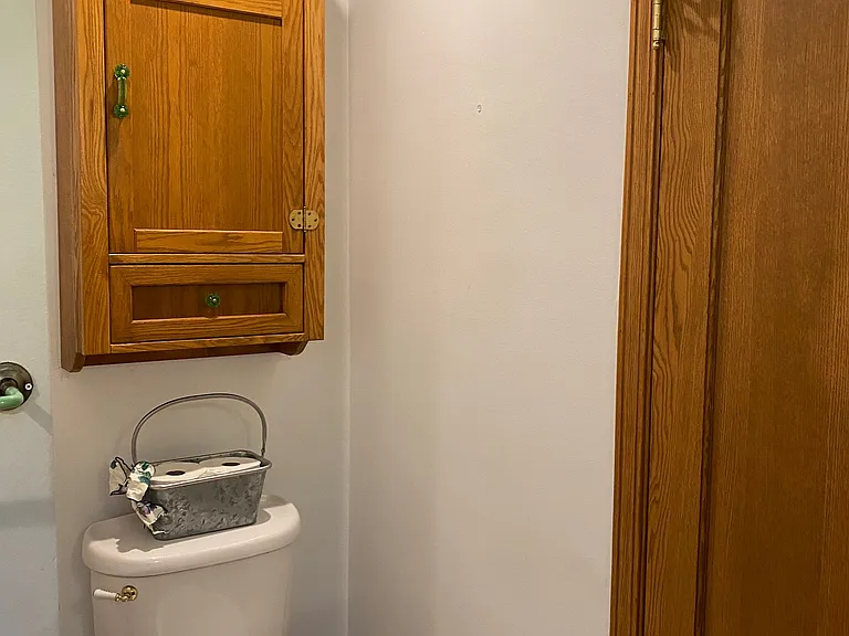 Handicap height Toilet o/natural Carrera Marble Tile