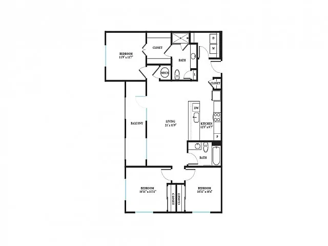 Floor plan Volado