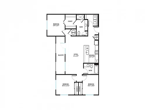 Floor plan Volado