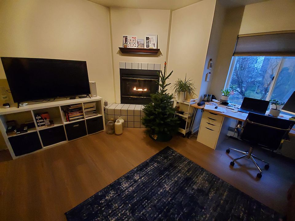 Living Room with Gas Fire Place