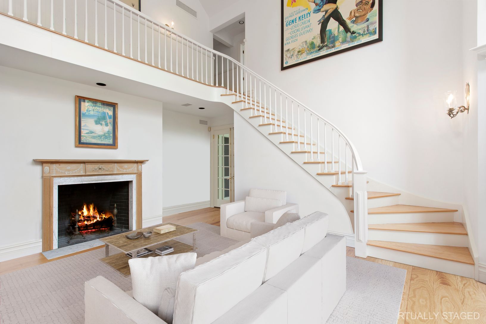  W/Wood Burning Fireplace