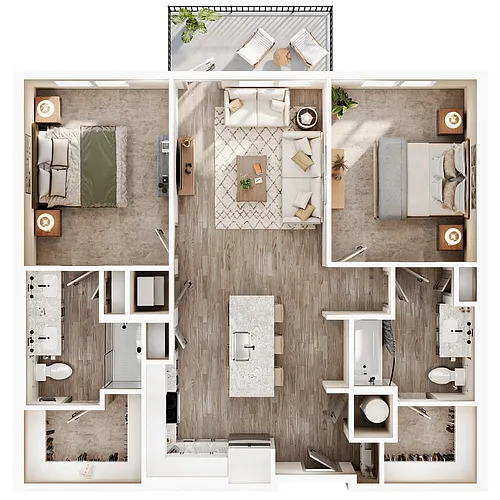 Floor plan B1A