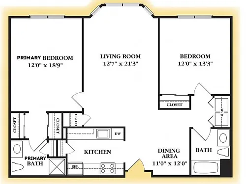 Floor plan Alcott