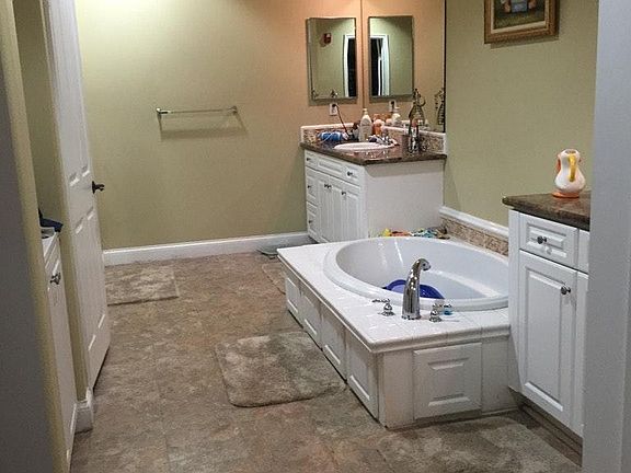 spacious bathroom