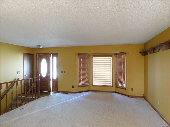 Living room with bay window