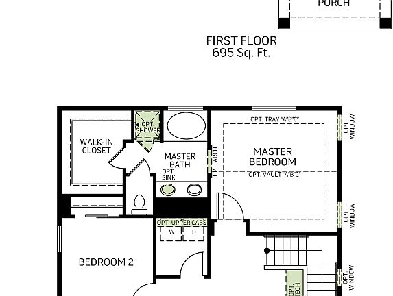 Woodside Homes - Spruce II - SWP