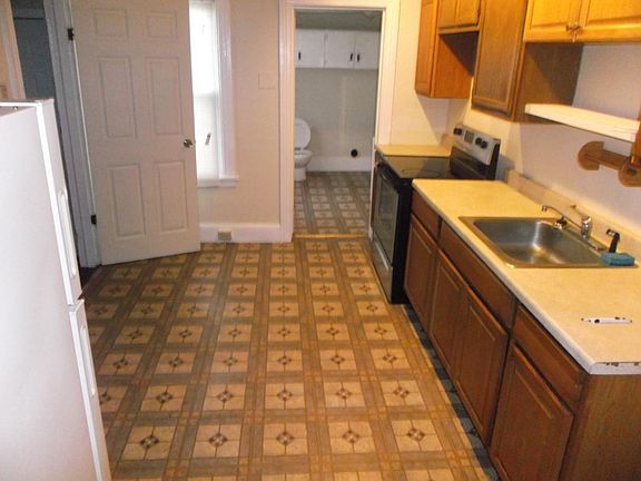 Kitchen with 1/2 bath on 1st floor