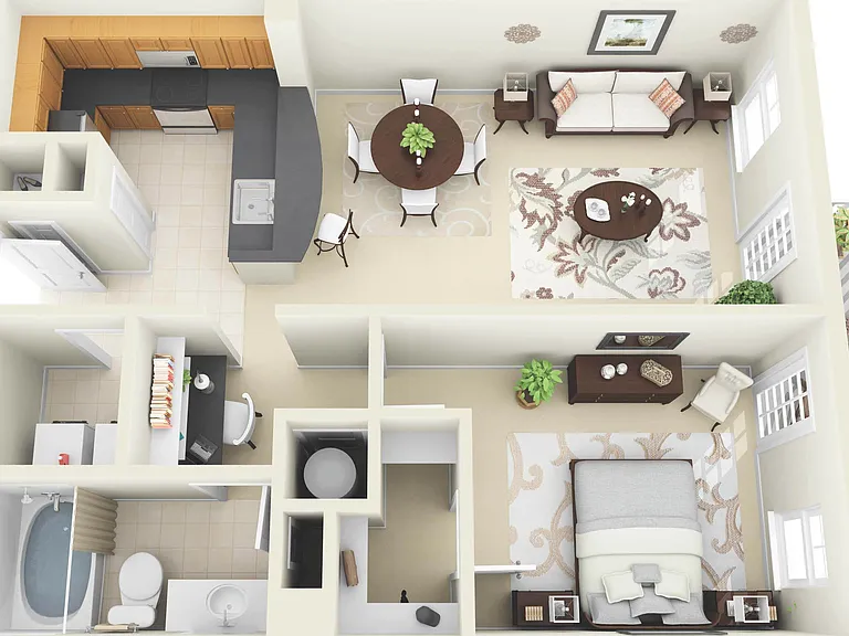 A1 floor plan Windsor At Tryon Village