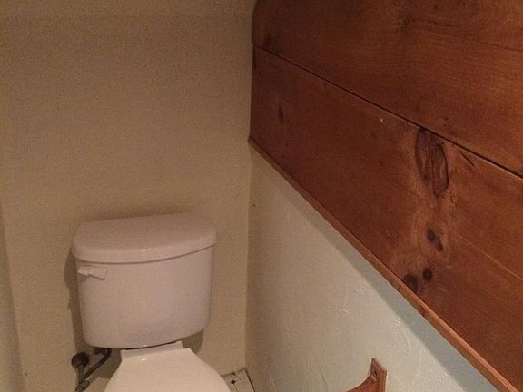 1/2 bath off kitchen