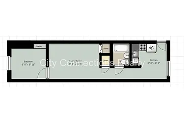 Rented by City Connections Realty