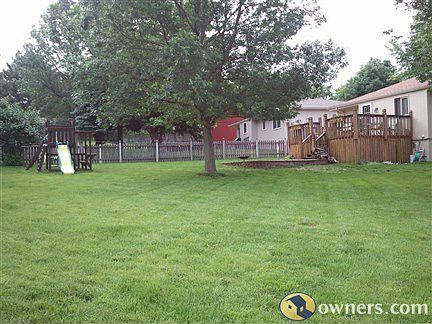 Back lawn from street