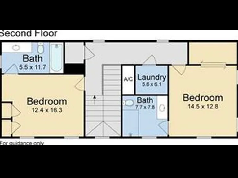 Second floor floor plan