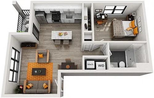 Floor plan Hudson