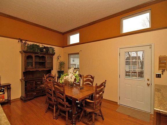 Dining Area and back door to deck