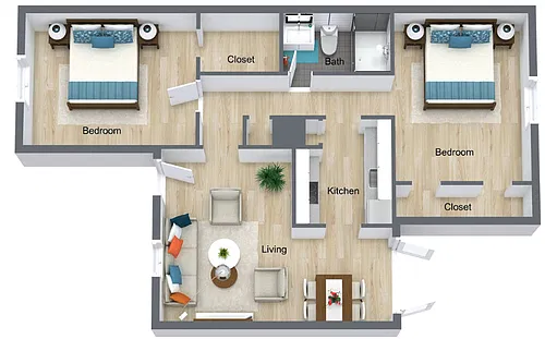 Floor plan B
