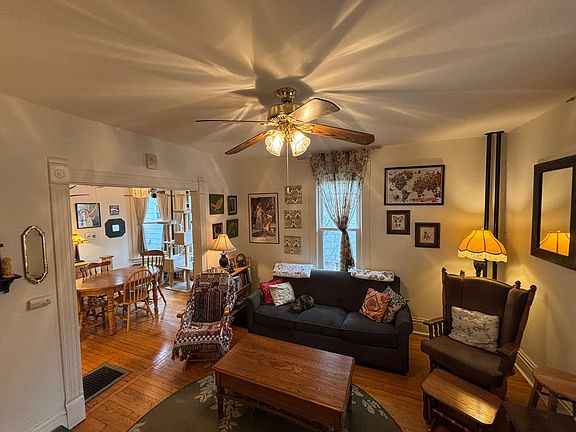 Living room from front hallway door.