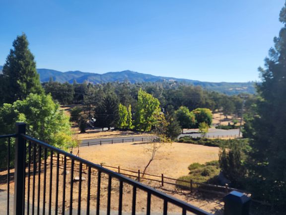 Beautiful view off back deck!