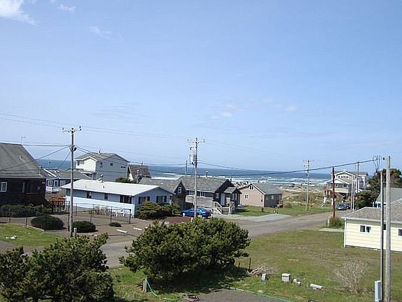 Looking north from garage