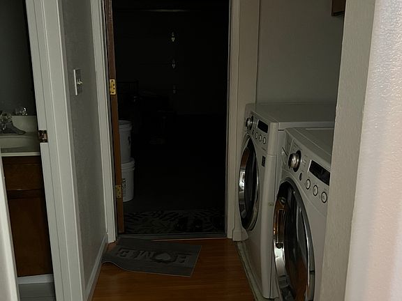 Laundry area inside the hallway