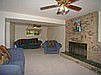 Large Downstairs Family Room with Gas Fireplace