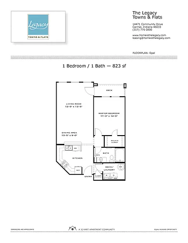 Floor plan Opal 1.1