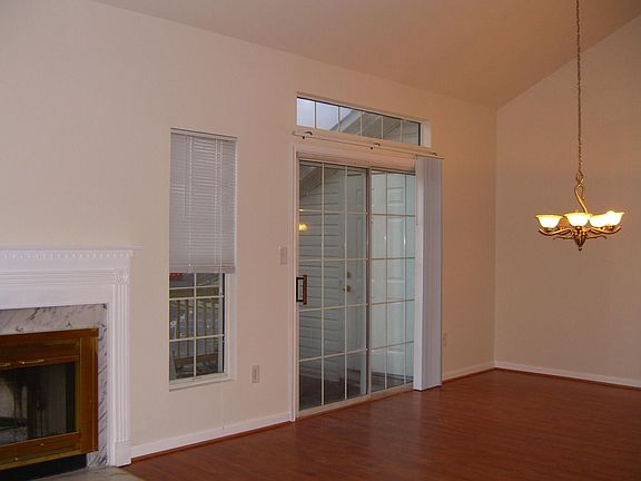 Dining area with sliding glass door to deck