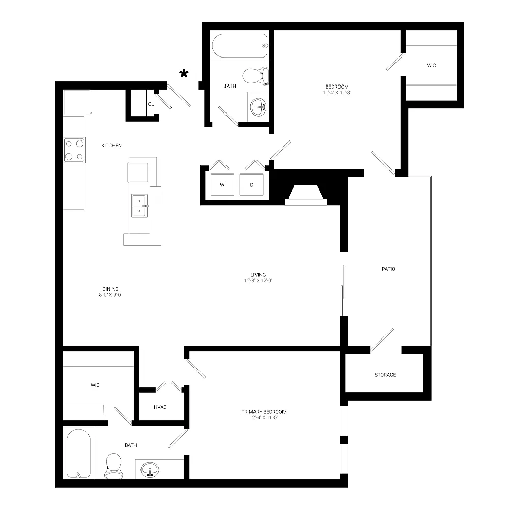 Floor plan The Madison