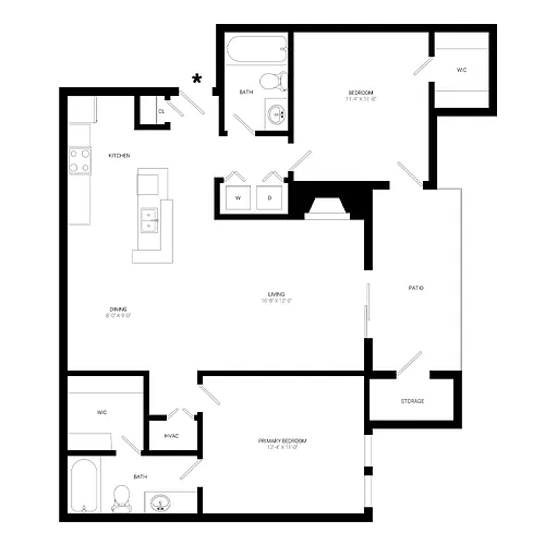 Floor plan The Madison