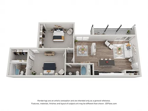 Floor plan B3