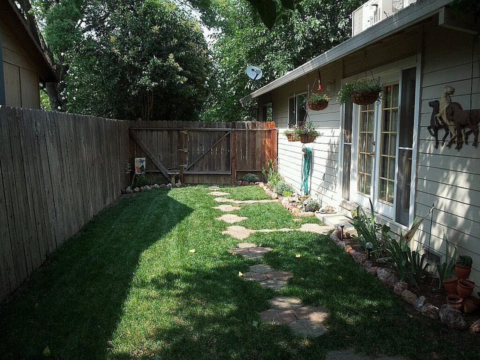 West side yard
