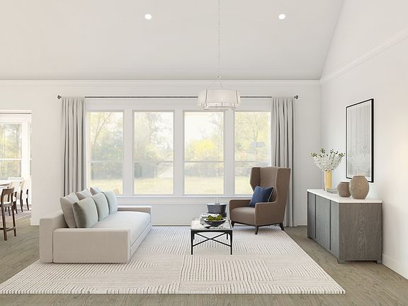 Open, airy great room