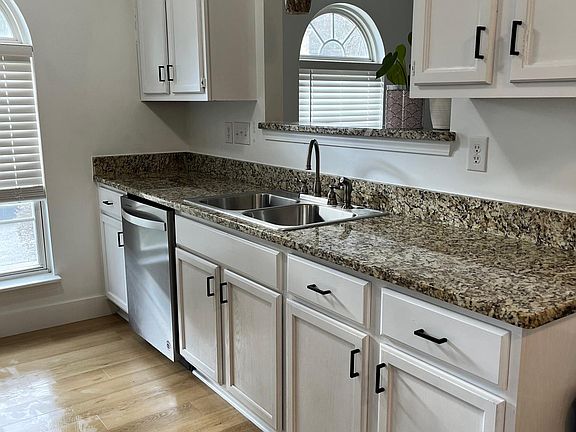 Kitchen view #2, fresh modern hardware and new dishwasher