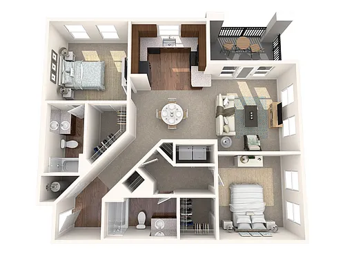 Floor plan The L`Enfant