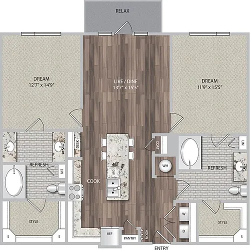 Floor plan B2
