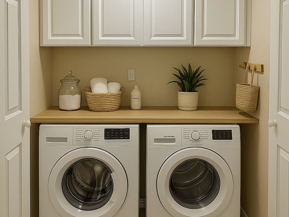 Laundry area (virtual staging- washer/dryer & decor not included)