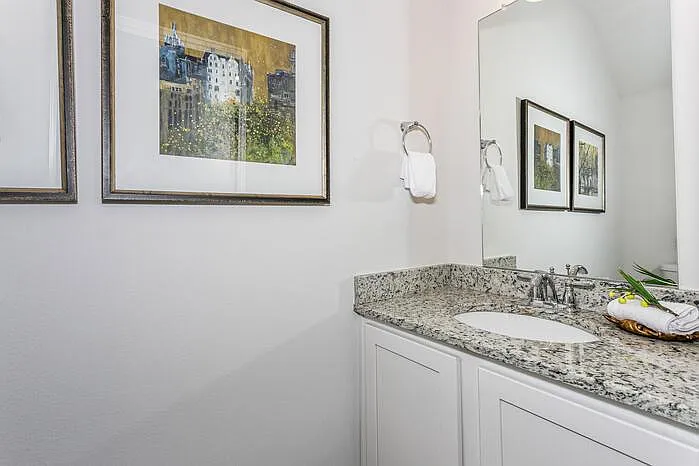Downstairs half bath