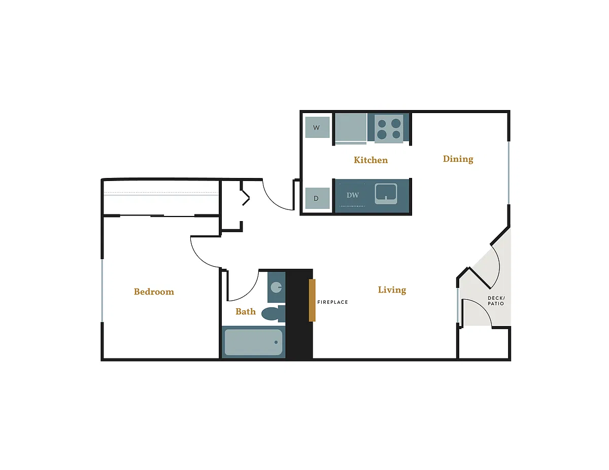 Floor plan Weekender (South)