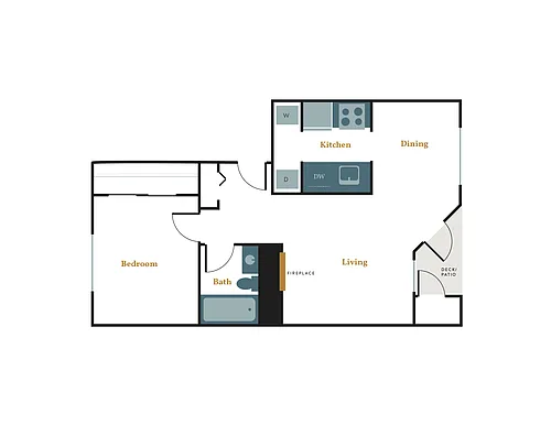Floor plan Weekender (South)