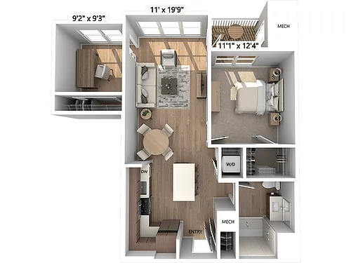 Floor plan A1D